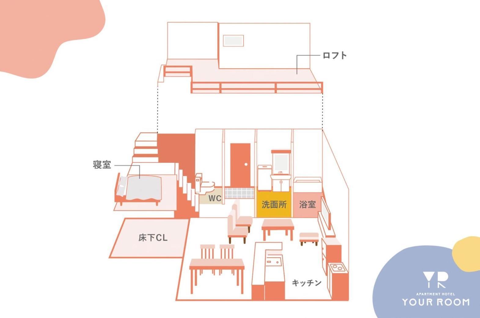 Your Room 熊本駅 Exteriér fotografie